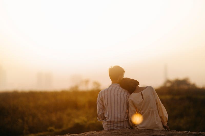 Couple planning their future together